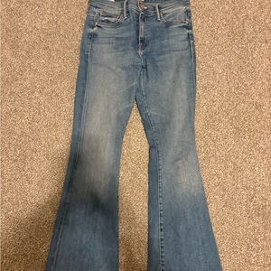MOTHER Blue Flare Jeans